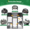 Outdoor Wooden Cat House Catio Enclosure With Super Large Enter Door Cat Kennel With Bouncy Bridge, Platforms And Small Houses Walk In Kitten Cage With Sunshine Board - Dark Gray - Image 4