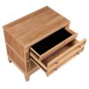 Hazel - 3 Drawer Side Table For Living Room, Hallway, Entryway (Set of 2) - Natural - Image 5