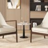 Accent Chair, Mid-Century Modern Armchair (Set of 2) With Solid Wood Frame, Reading Leisure Chair With High Back For Living Room - Beige - Image 17