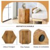 Modern Coffee Table With Complex Texture Patterns, Stylish And Durable Design - Wood - Image 7