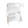 Modern Accent Storage Cabinet For Living Room, Bedroom, Dining Room, Or Study - White - Image 14