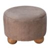 Round Ball Footstool - Mocha - Image 5