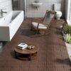 New Style Patio Deck Tiles, Diy Module Interlocking Decking Tiles Floor Tile Outdoor And Indoor, Easy And Quick Installation Court Tiles For Porch Poolside Balcony Backyard 44 Pieces - Red Brown - Image 4