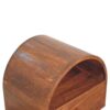 Dome Bedside Table - Brown - Image 9