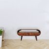 Circular TV Stand - Chestnut - Image 11