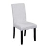 5 Piece Round Dining Table Set, Modern Dining Table And 4 Upholstered Chairs For Dining Room, Kitchen Room, Living Room - Beige / Black - Image 14
