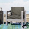 Aviara - Club Chair Outdoor Seating Aluminum - Natural - Image 3