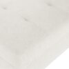 Ottoman With Birch Wood Legs And Cushioned Top For Comfort - Ivory - Image 8