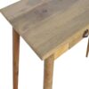 2 Drawer Nordic Writing Desk - Oak - Image 7