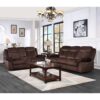 Jimny - Domino Power Reclining Sofa - Coffee - Image 4