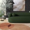 Andrew - Boucle Sofa - Dark Green - Image 5