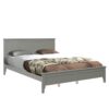 Queen Modern Solid Wood Platform Bed - Gray - Image 7