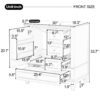 30" Bathroom Vanity With Sink, 1 Door With Shelf And 3 Drawers, Soft Close Door - Black - Image 3