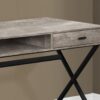 Computer Desk For Home Office, Laptop, Storage Drawers, Modern - Taupe - Image 9