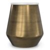 Benning - Side Table - Antique Brass / White - Image 2