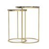 Ashley - 2 Piece Nesting Table - Gold - Image 2