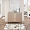 Sphinx - Indoor & Outdoor Washable Non - Slip Accent Rug - White / Gray - Image 5