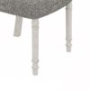 Tannen - Round 5 Piece Dining Table (Set of 5) - White And Gray - Image 13
