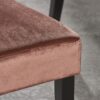 Elegant Velvet Tufted Dining Chair - Blush - Image 6
