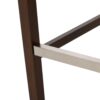 Modern Minimalist Metal Leg Bar Stool - Dark Brown - Image 12
