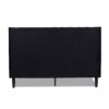 Aspen - Queen Vertical Tufted Headboard Platform Bed Set - Anthracite Black - Image 12