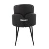 Dahlia - Contemporary Dining Chair (Set of 2) - Black - Image 5