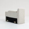 Modular Sofa Coffee Table Module With Storage Function, Cupholders, USB Ports For Living Room Apartment - Beige - Image 3