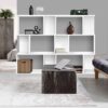3 Layer Simple Household Bookshelf - Cream White - Image 6