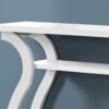 Accent Console Table For Entryway, Contemporary Convenient Design - White - Image 2