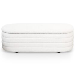 Cabana - Bench With Storage - Ivory