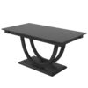 Topmax - 6 Piece Wood Half Round Dining Table Set Kitchen Table Set With Long Bench And 4 Dining Chairs, Modern Style - Gray - Image 11
