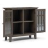 Bedford - Low Storage Media Cabinet - Farmhouse Gray - Image 2