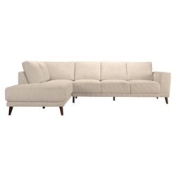 Amara - Left Sectional Sofa - Cream