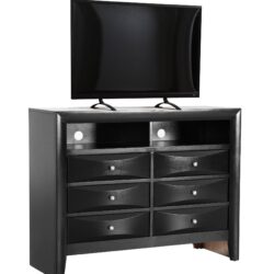 Marilla - Media Chest - Black