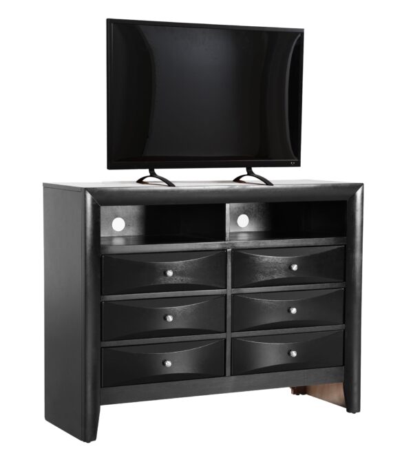 Marilla - Media Chest - Black