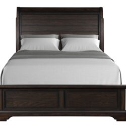 King Sleigh Bed - Mahogany