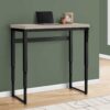 Computer Desk, Home Office, Standing, Adjustable, Laptop, Contemporary & Modern - Taupe - Image 11