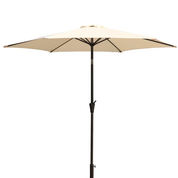 9' Pole Umbrella With Carry Bag - Creme