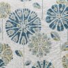 Flora - Floral Accent Chair - Blue - Image 4