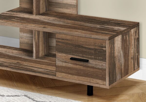 TV Stand, Console, Media Entertainment Center, Storage Drawer, Contemporary & Modern - Brown