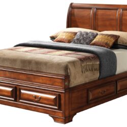 Lavita - Queen Drawers Storage Bed - Oak