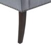 Accent Bench With Low Back And Flared Arms - Slate Blue - Image 7
