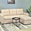 Convertible L Shaped Sectional Sleeper Sofa Bed, Saving Pull Out Couch - Beige - Image 7