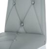 Modern Light Luxury Dining Chair With Electroplated Chair Legs (Set of 2) - Gray - Image 19