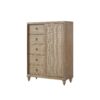 Queen Canopy Bedroom Set With A 2 Drawer Nightstand A Modern Dresser With Poster Mirror And A Door Chest - Sand - Image 20