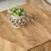 Hexagonal Coffee Table With Drawers - Wood - Image 9