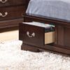 Louis Phillipe - Twin Panel Storage Bed - Cappuccino - Image 4