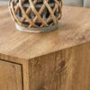 Hexagonal Coffee Table With Drawers - Wood - Image 8