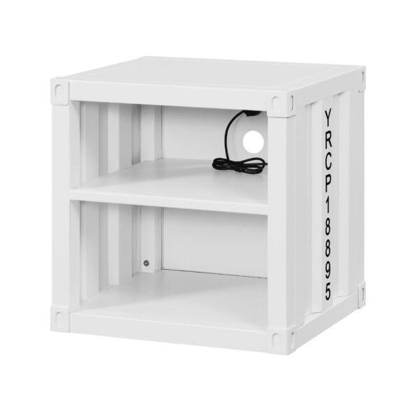 Cargo - Nightstand With USB - White