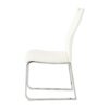 Modern Dining Chair (Set of 2) With Cloth Upholstery And Electroplated Metal Legs - White - Image 9